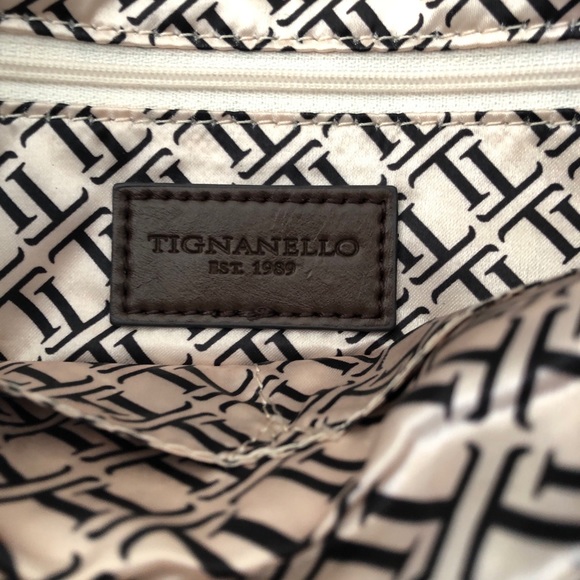 Tignanello Chocolate Brown Leather Purse - Picture 5 of 8